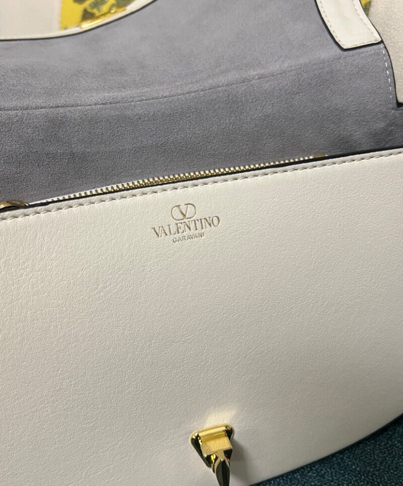 Valentino Small Valentino Garavani Ohval Shoulder Bag In Nappa Calfskin
